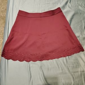 Mauve Scalloped Skirt